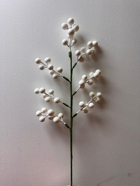 Foam Berries - White - 10pcs