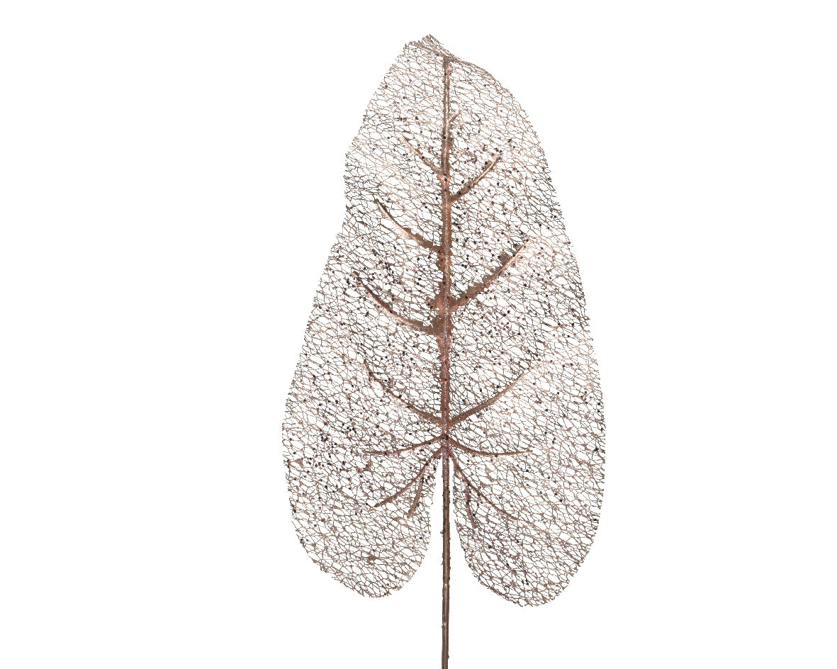 70cm Pink Leaf Stem - Pack of 6