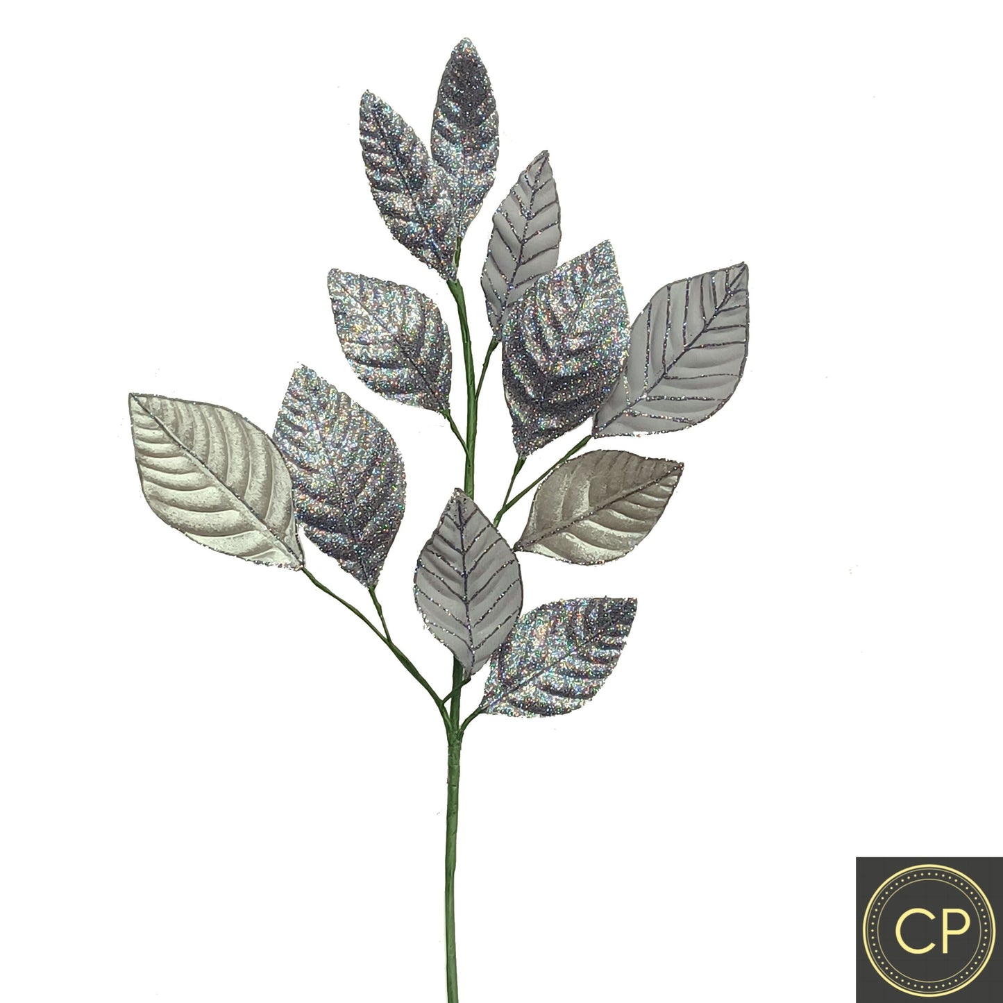 28Inch Silver (Dark) Beech Leaf Spray - Pack of 10