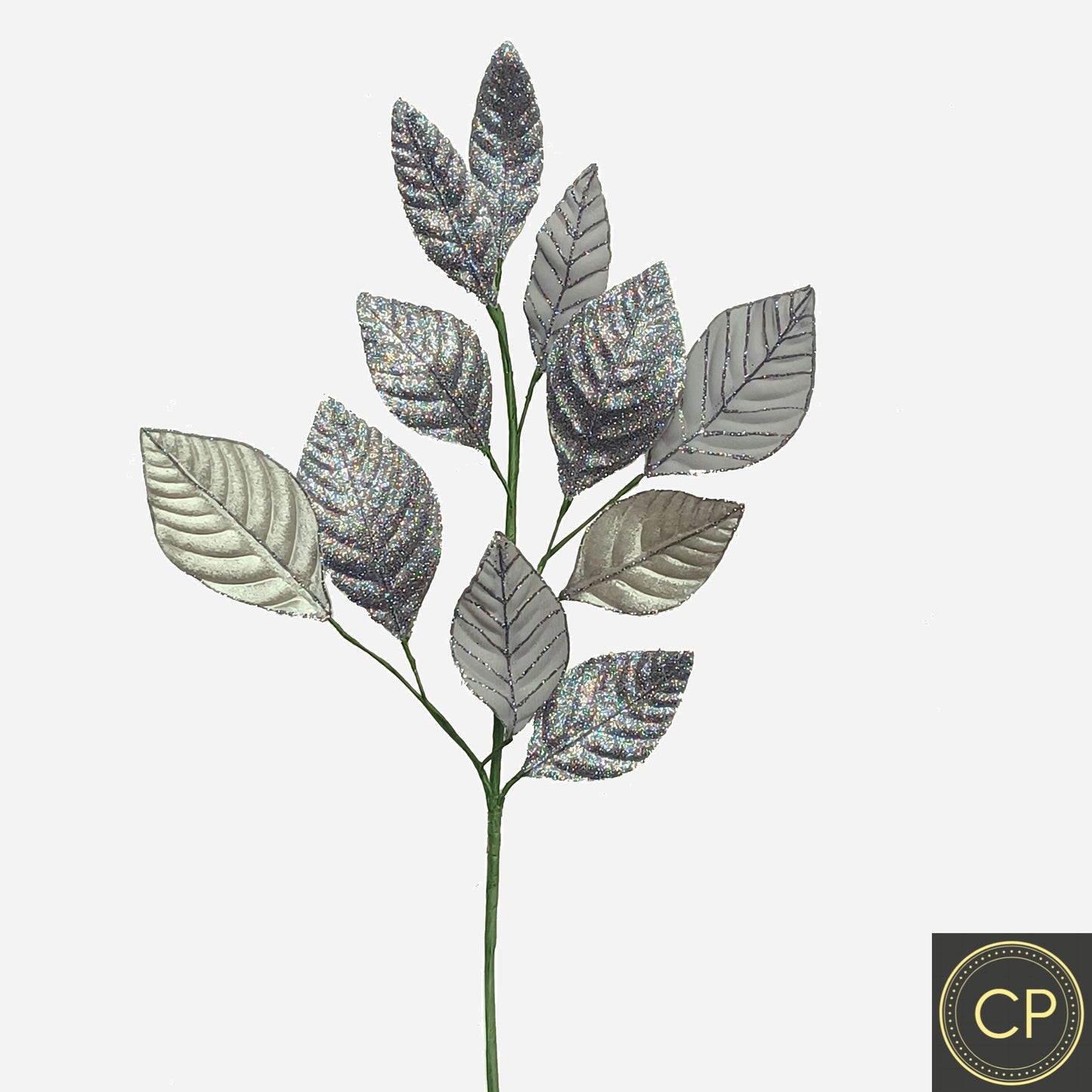 28Inch Silver (Dark) Beech Leaf Spray - Pack of 10