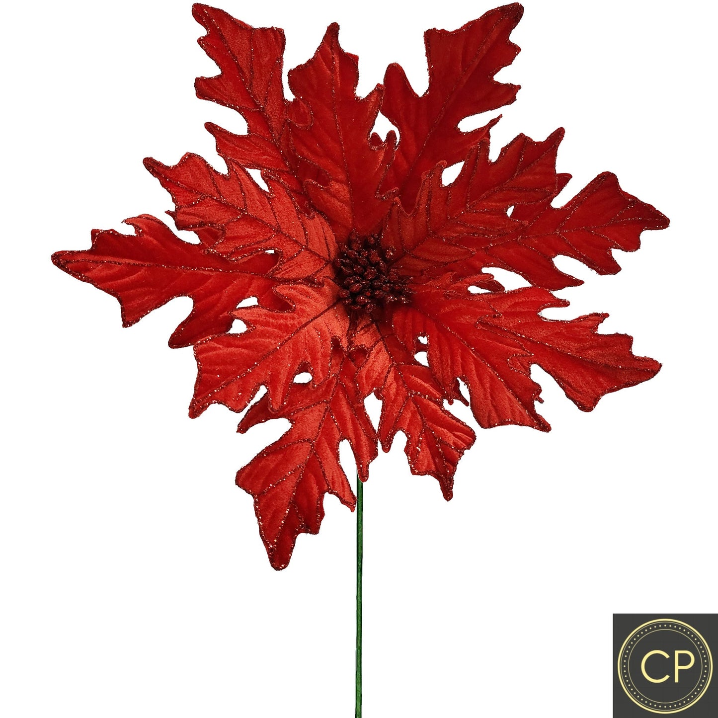 12Inch Red Poinsettia - Pack of 10