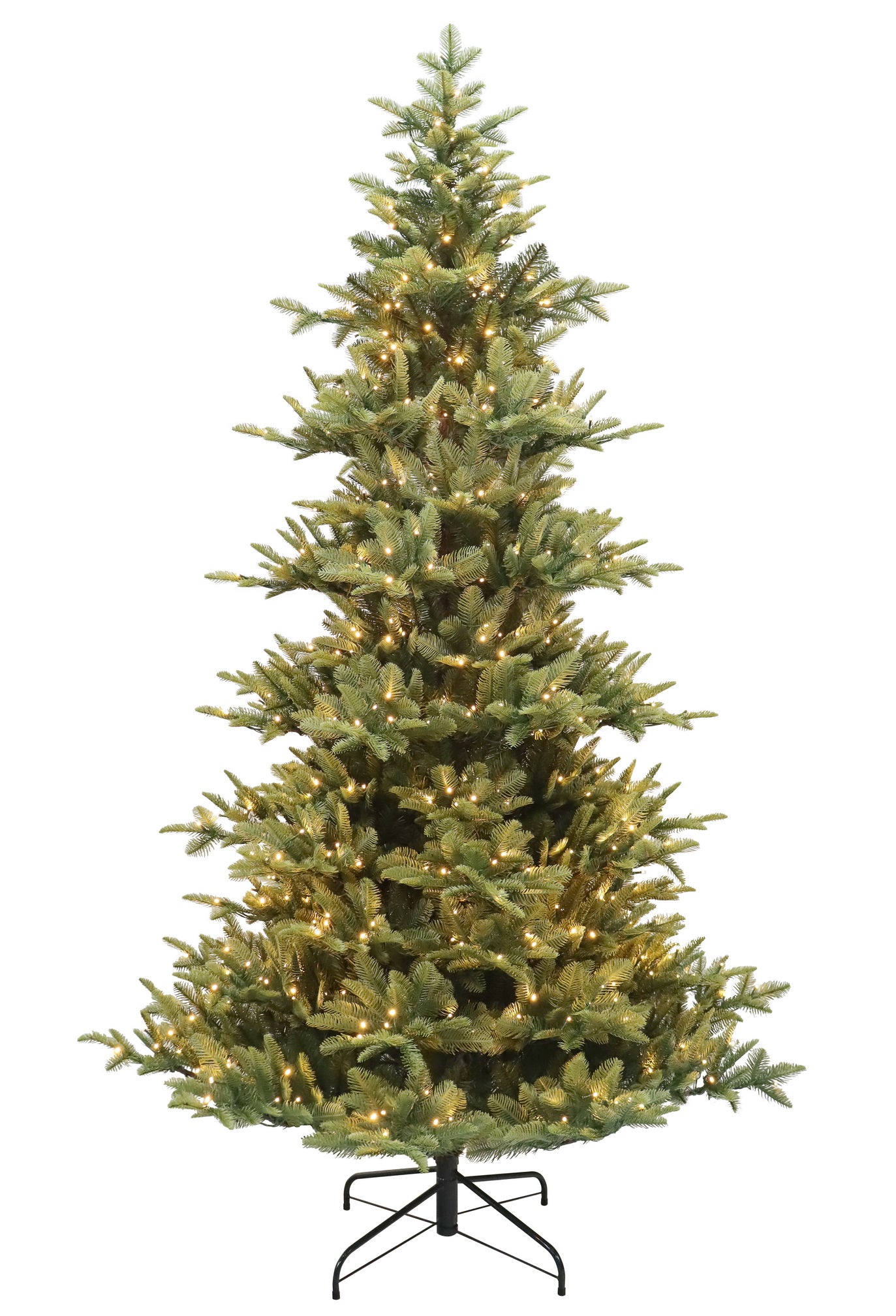 9ft Pre-lit Vail - 1000 LEDs White/Multi-Colour LEDs (Realistic Tree)