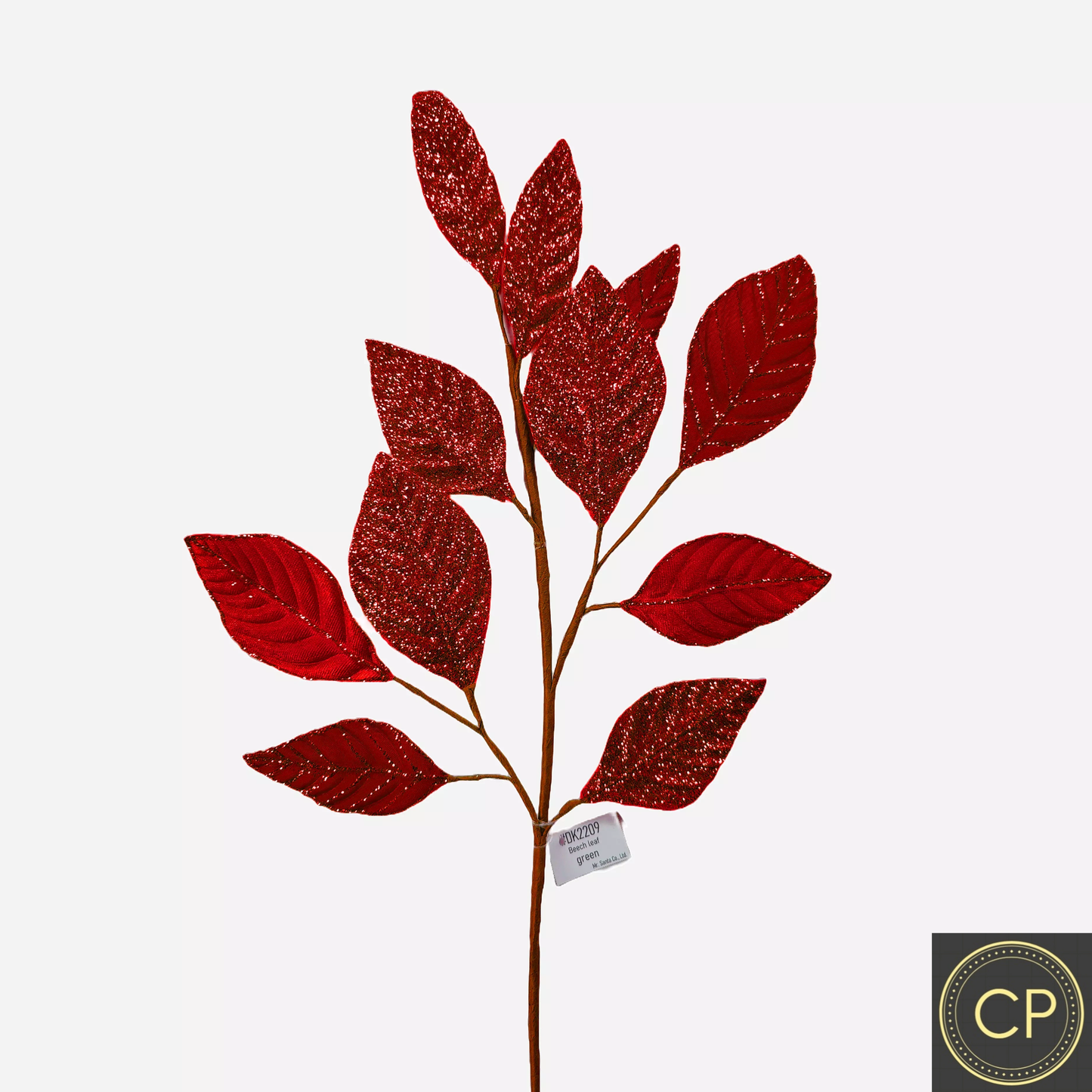 28Inch Red Beech Leaf Spray - Pack of 10