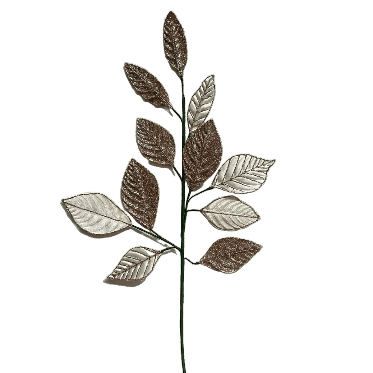28Inch Champagne Beech Leaf Spray - Pack of 10