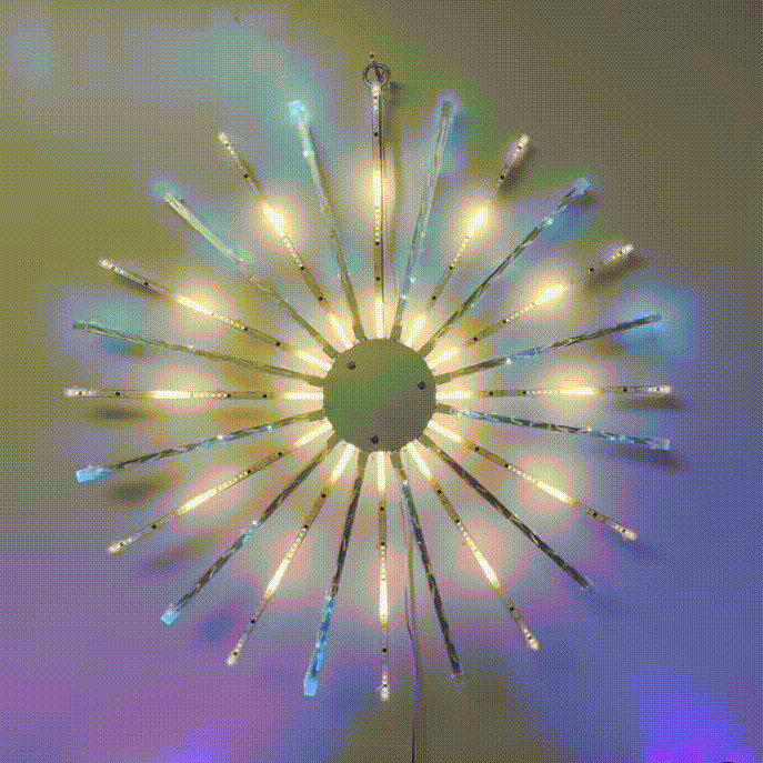 240CM Animated 24 Point Star - 1pc (Single Sided)