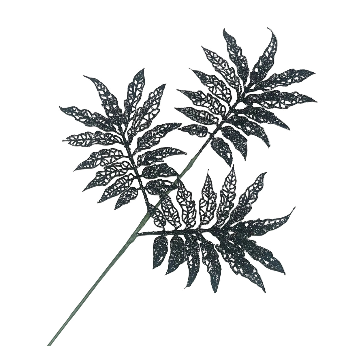 Black Skeleton Leaf Pick 3 - Pack of 10