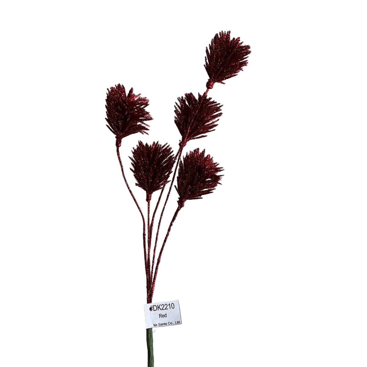22Inch Red Nubbin Flower - 10pcs
