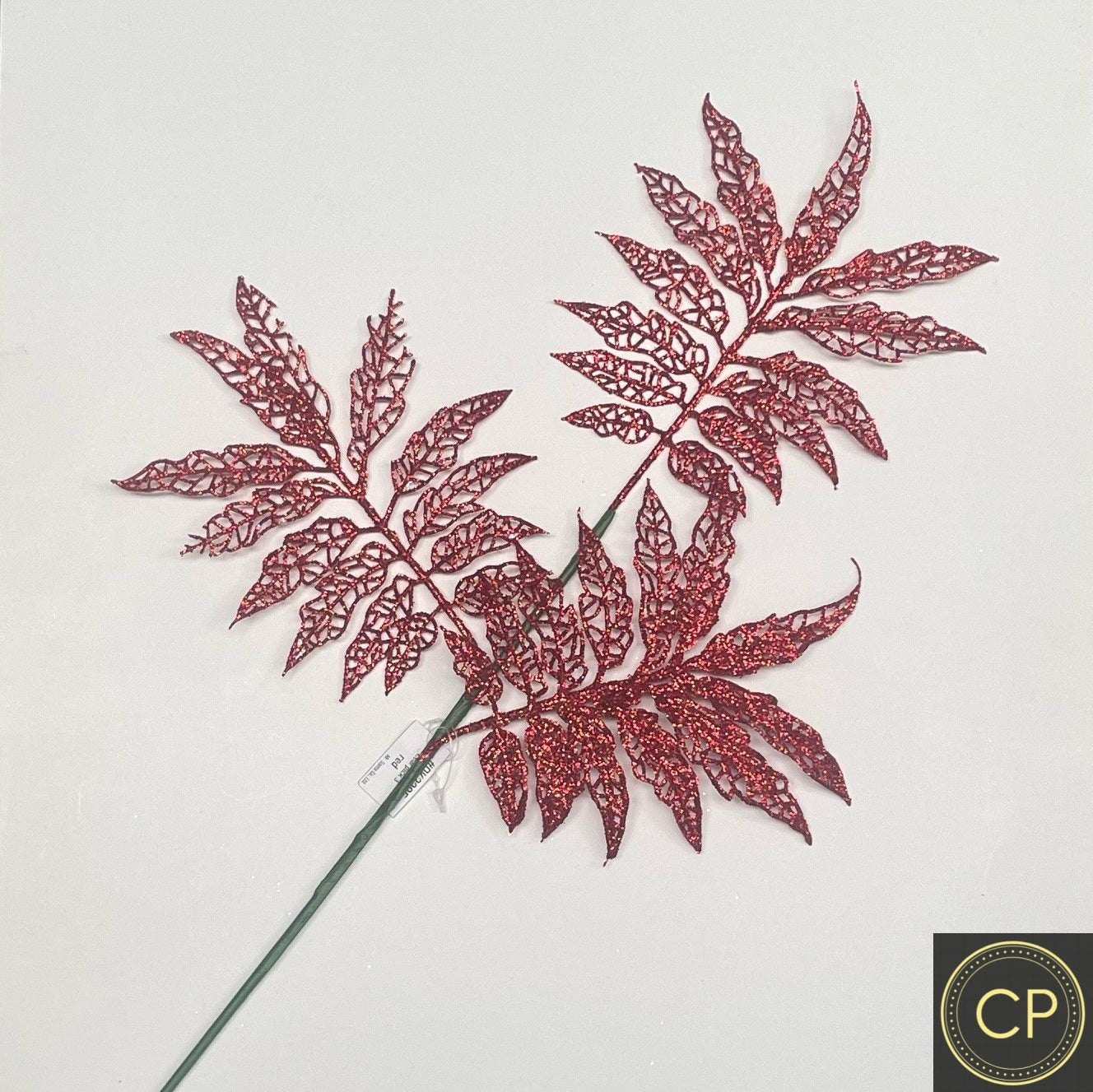 Red Skeleton Leaf Pick 3 - Pack of 10