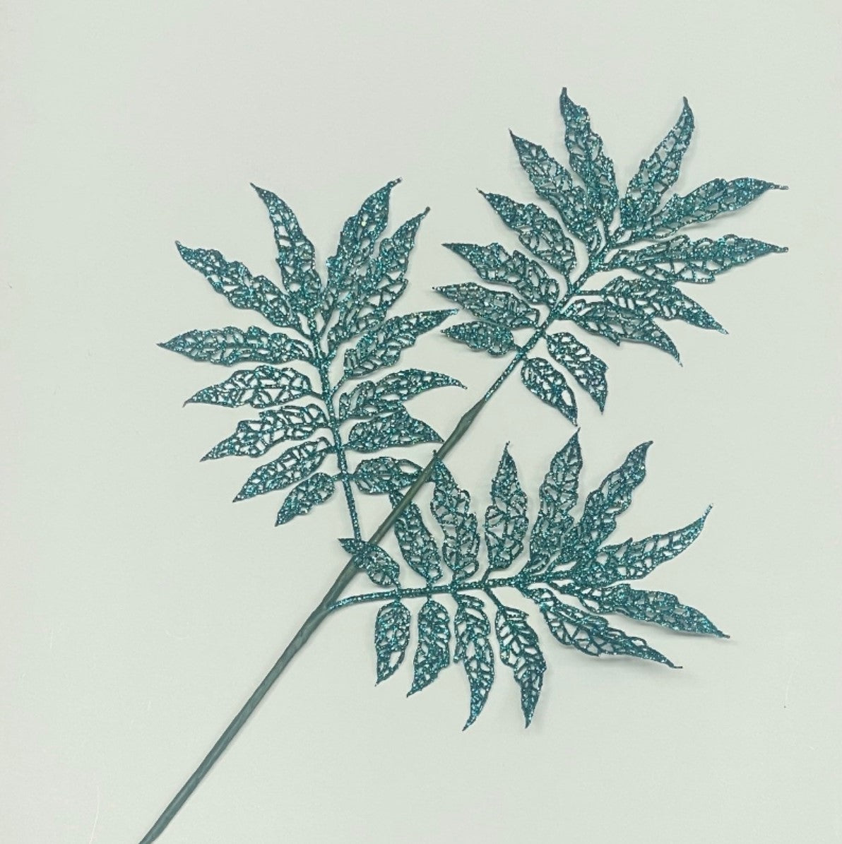 Turquoise Skeleton Leaf Pick 3 - Pack of 10