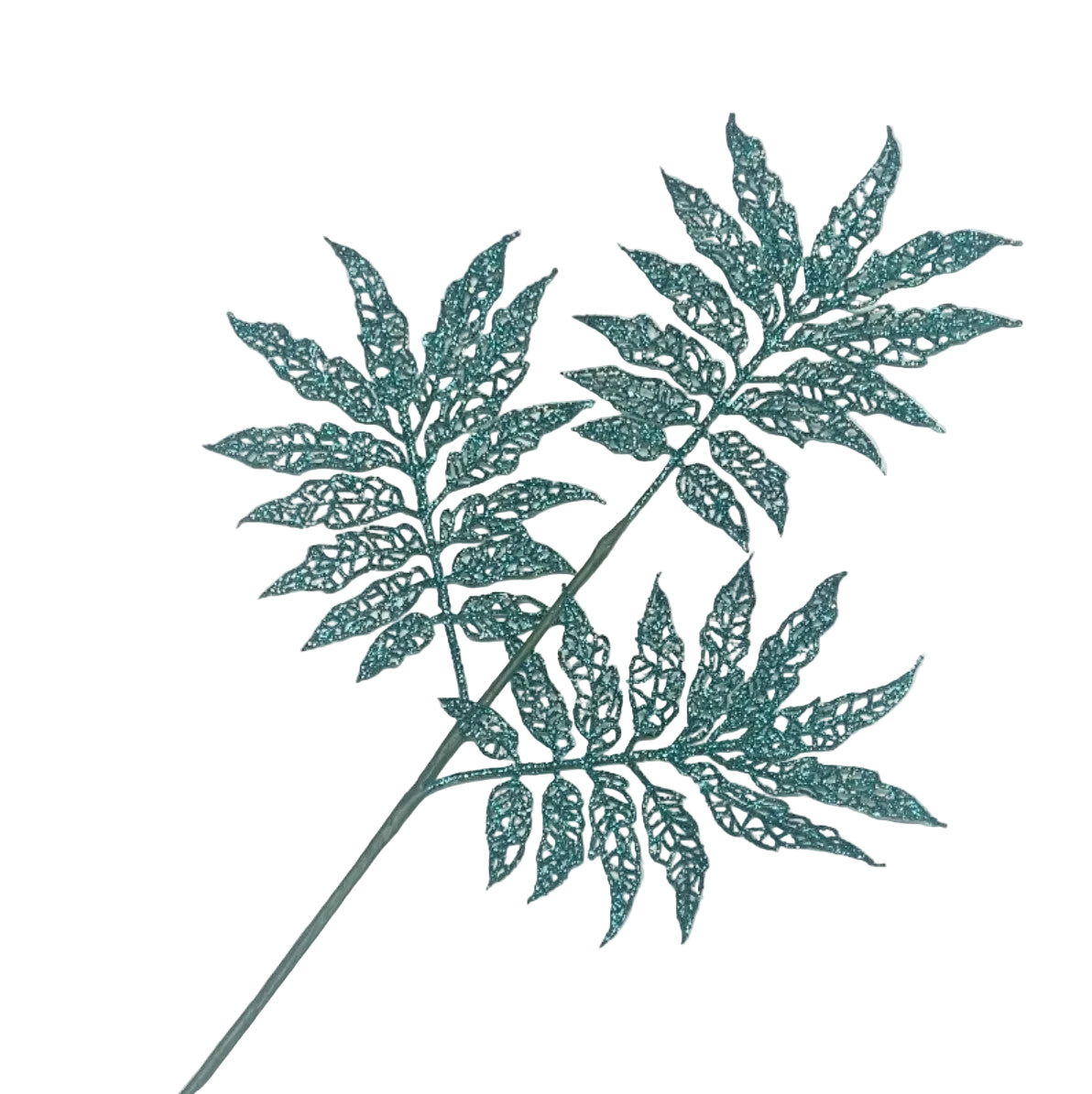 Turquoise Skeleton Leaf Pick 3 - Pack of 10