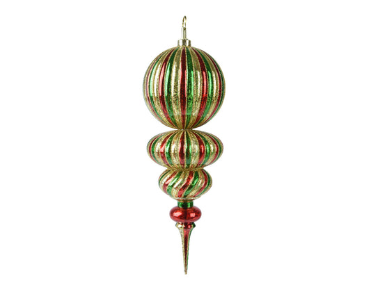 43cm Red/Green/Gold Ornament - 1pc