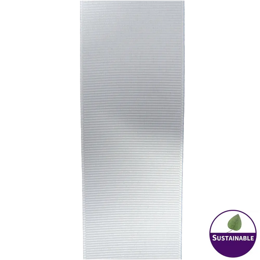 1.5’’ White grosgrain ribbon - 2pcs