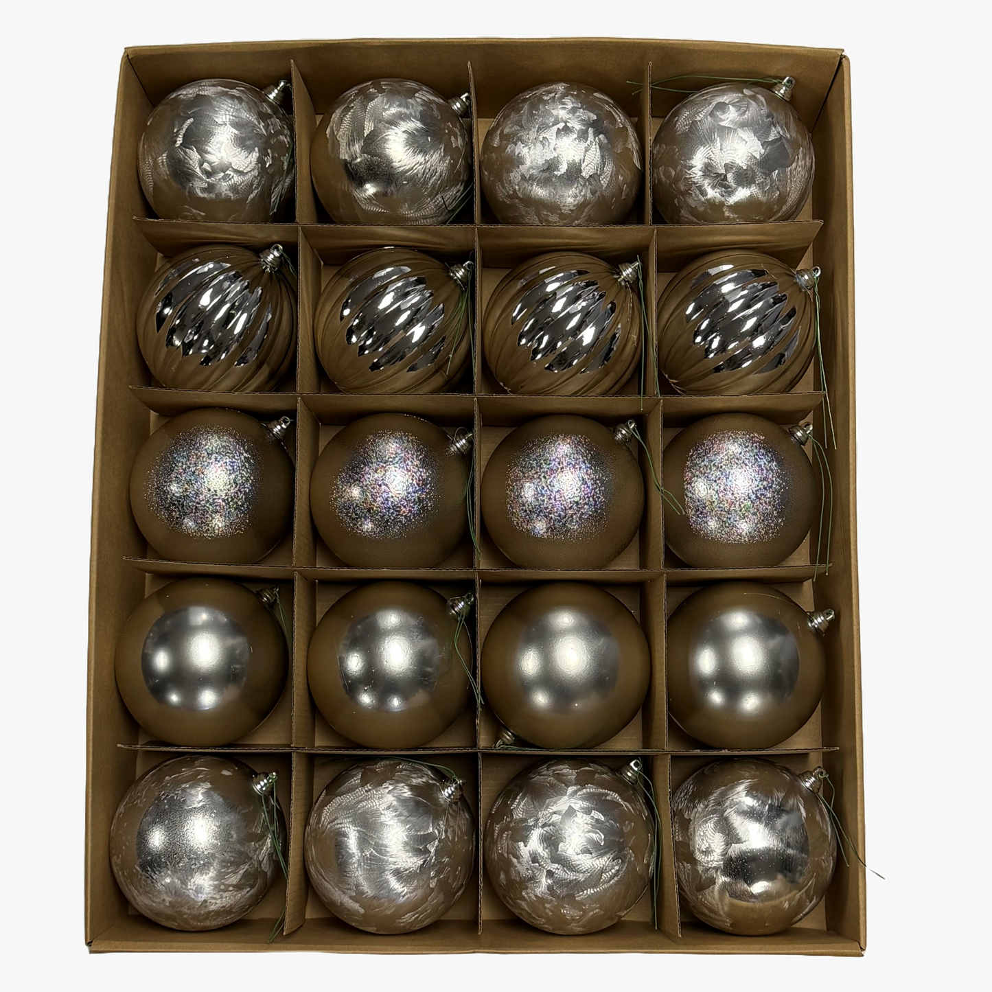 100mm Silver - 120pcs