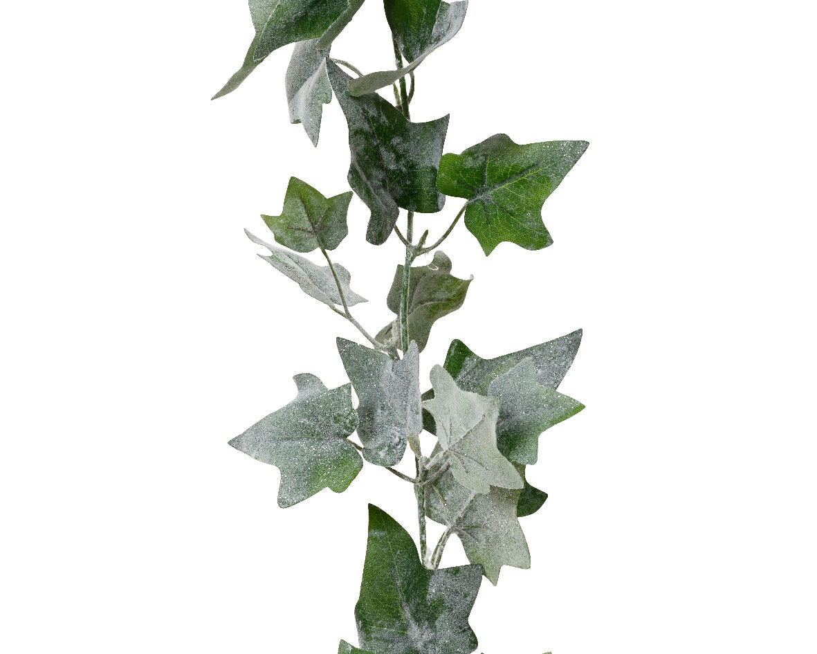 Frosted Green Ivy Garland - 1pc