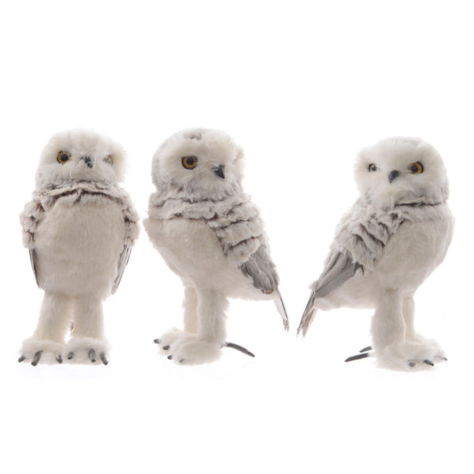 21cm Plush Owl - 1pc