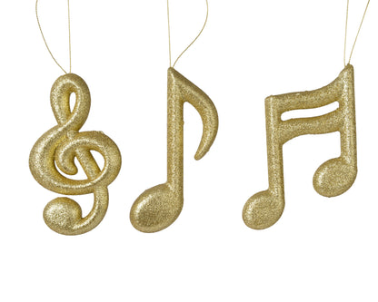 Light Gold Musical Note - 1pc