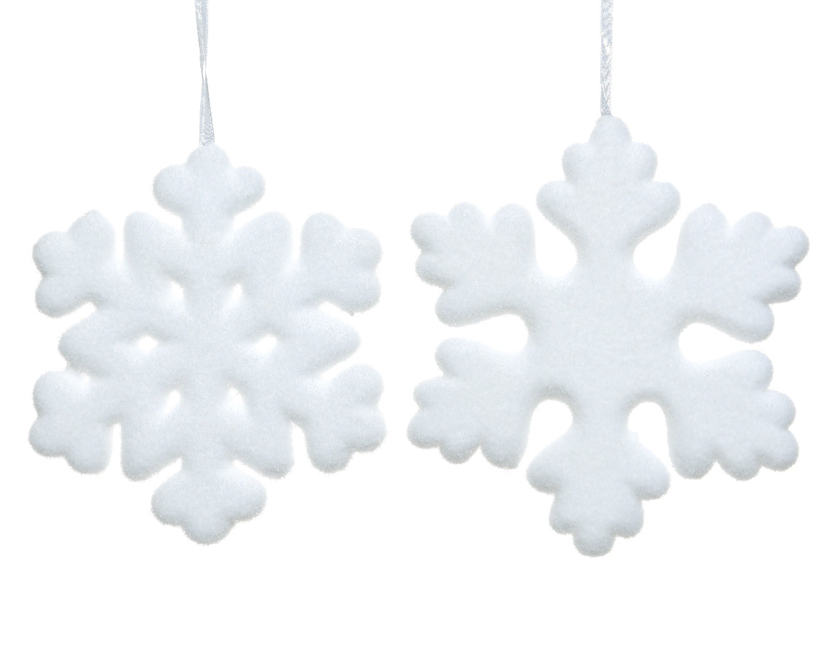 42cm White Snowflake - 6pcs