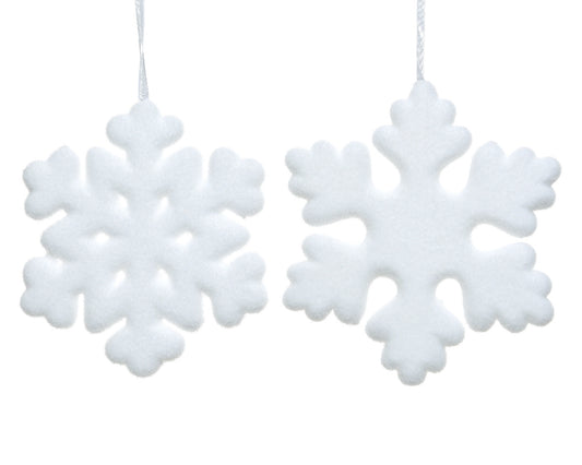 42cm White Snowflake - 6pcs