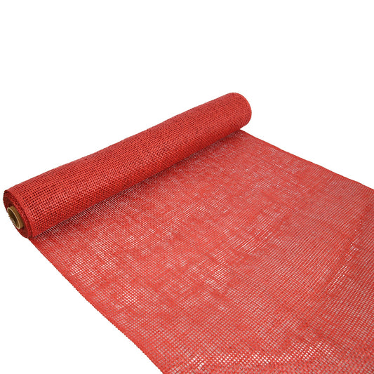 Burlap red - 1 Roll