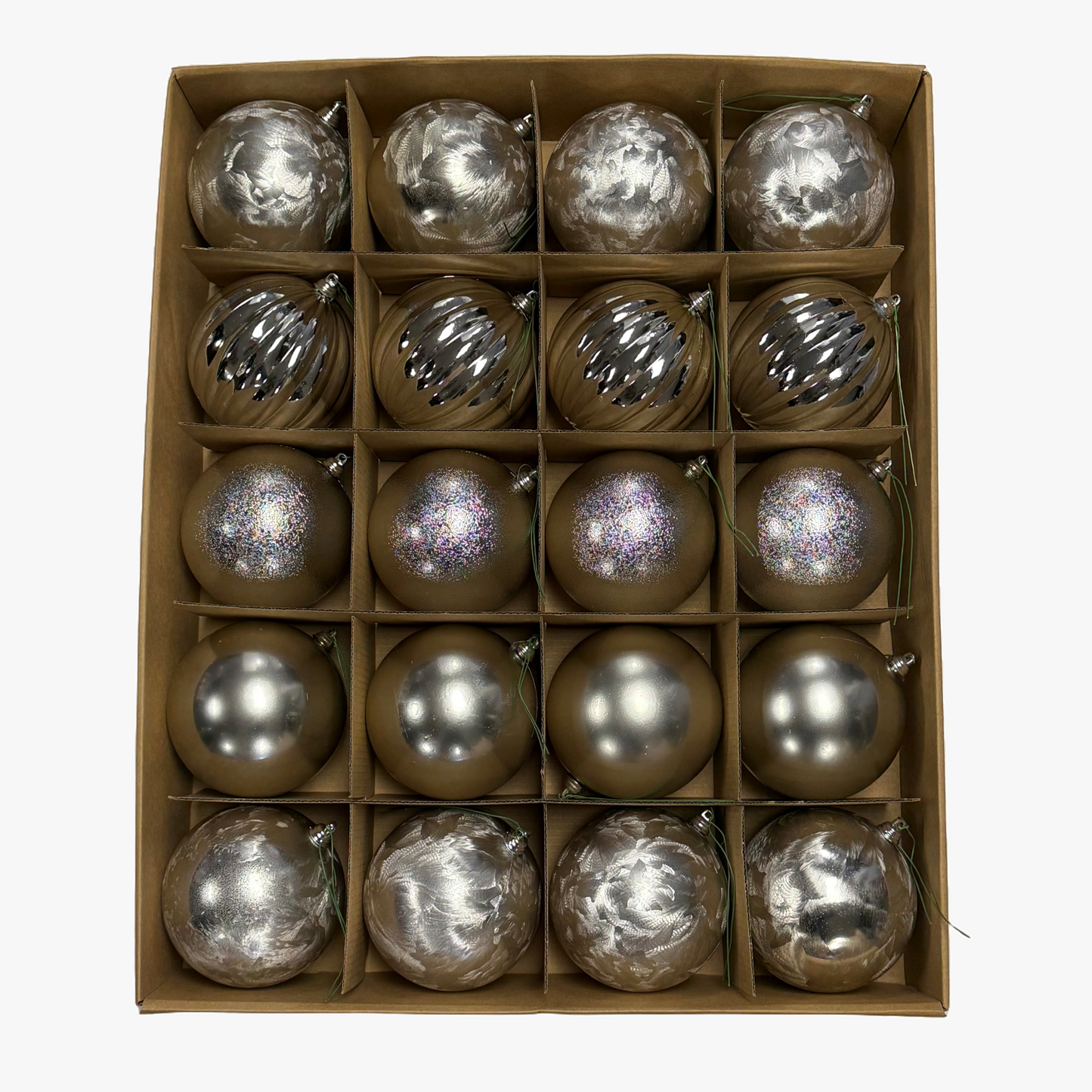 80mm Silver - 120pcs