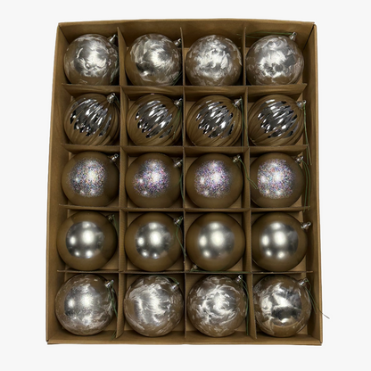 80mm Silver - 120pcs