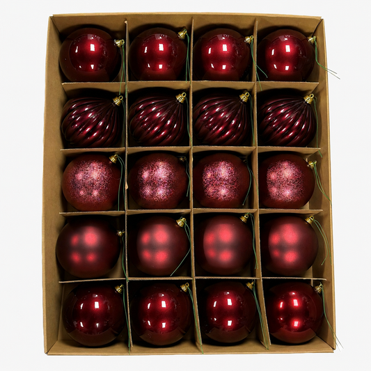 80mm Dark Red - 120pcs