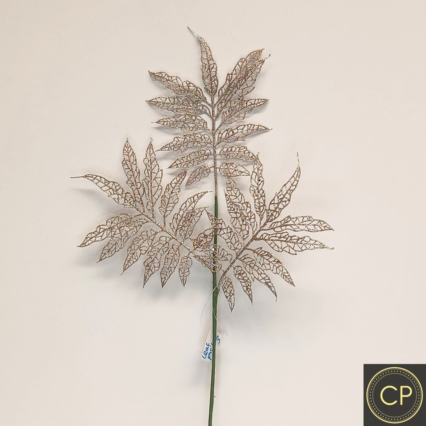 Champagne Leaf Pick 3 Spray - Pack of 10
