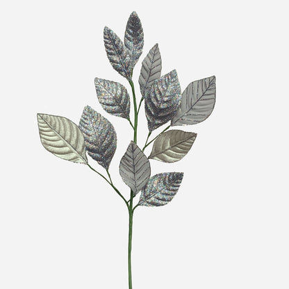 28Inch Silver (Dark) Beech Leaf Spray - Pack of 10