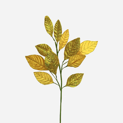 28Inch Gold Beech Leaf Spray - Pack of 10