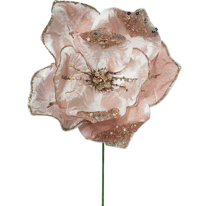 12Inch Rose Gold Magnolia - Pack of 10