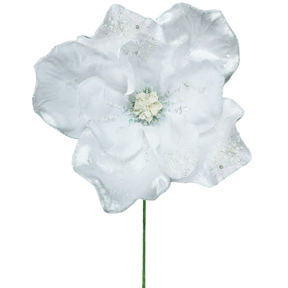 12Inch White Magnolia - Pack of 10