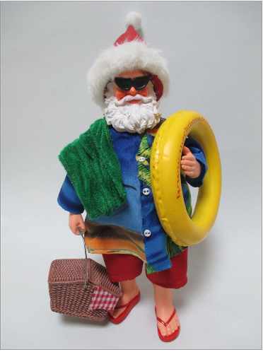 26cm Summer Santa - 1pc