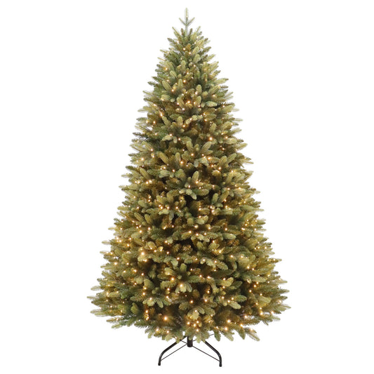 6ft Pre-lit Corvara - 500 LEDs (Warm-White/Ice-White)