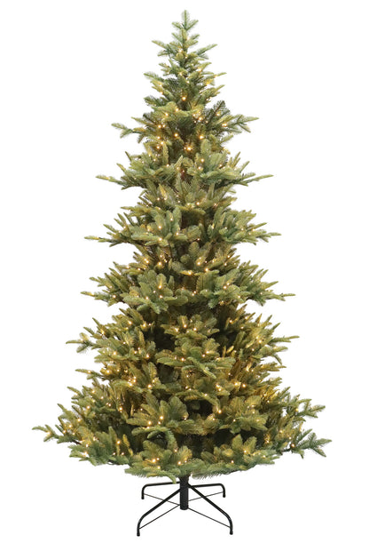 9ft Pre-lit Vail  - 1000 LEDs White/Multi-Colour LEDs (Realistic Tree)