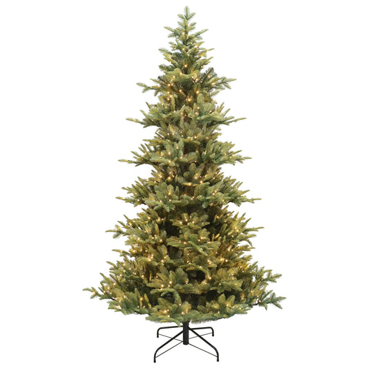 7.5ft Pre-lit Vail  - 700 Warm-White/Multi-Colour LEDs (Realistic Tree)