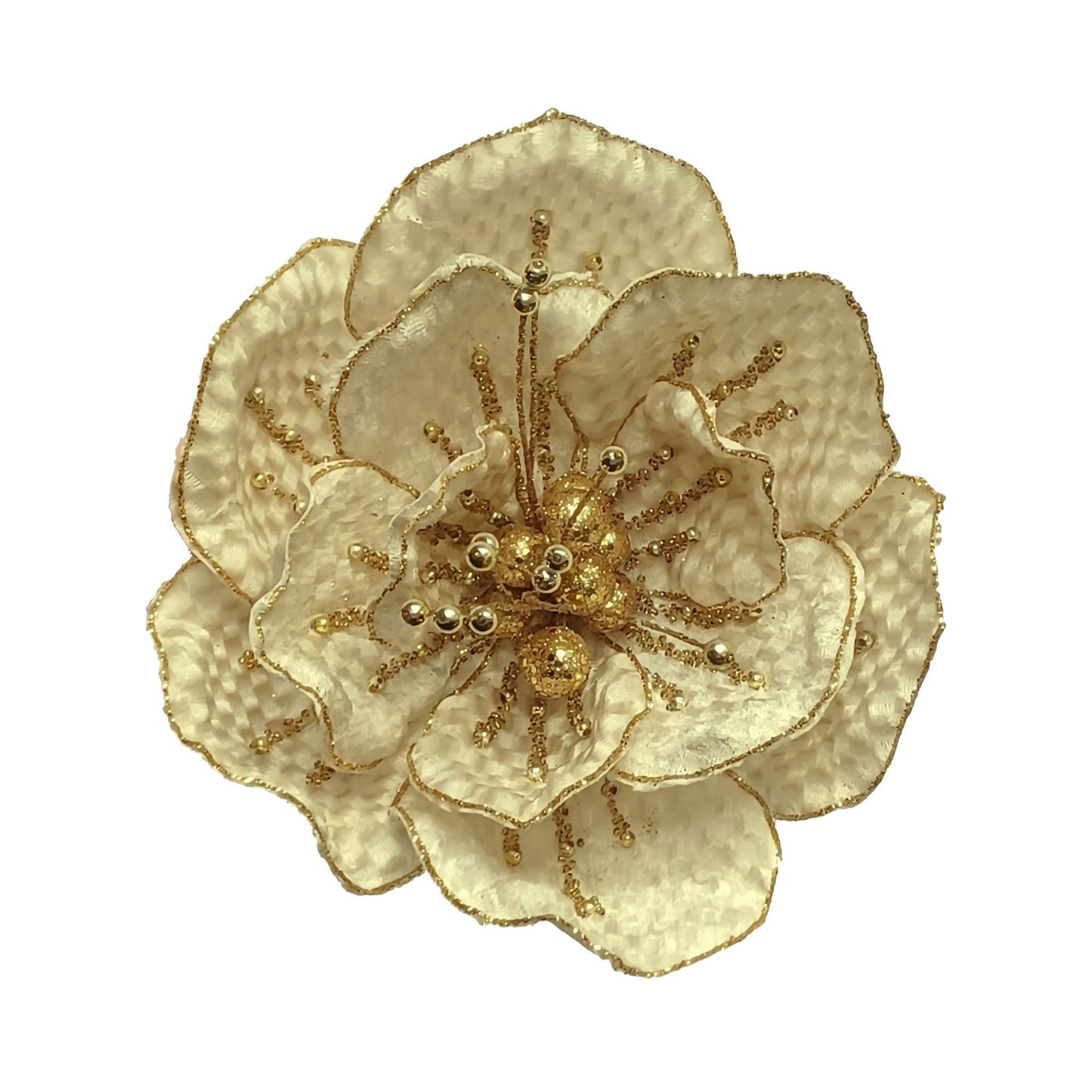 Gold/Cream Magnolia Stem - Pack of 10