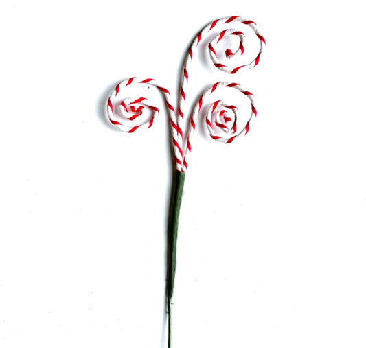 Candy Curl - Red/White - Pack of 10