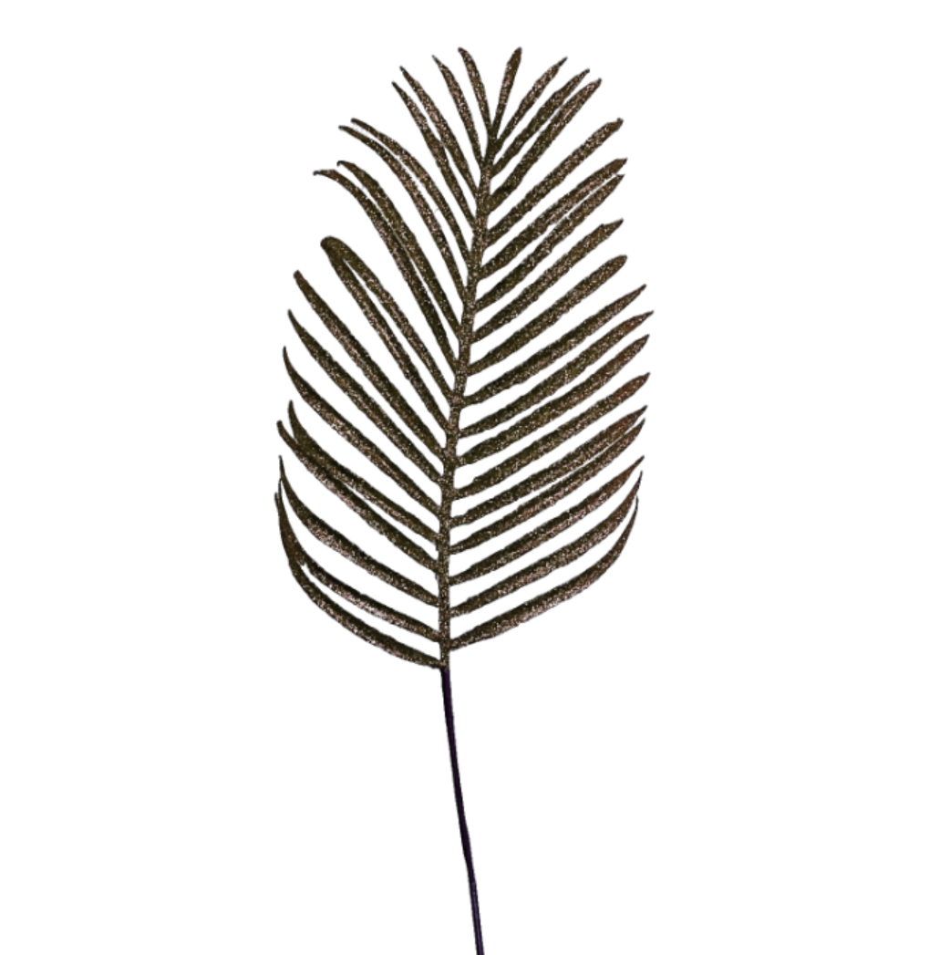14Inch Brown Palm Leaf - Pack of 10