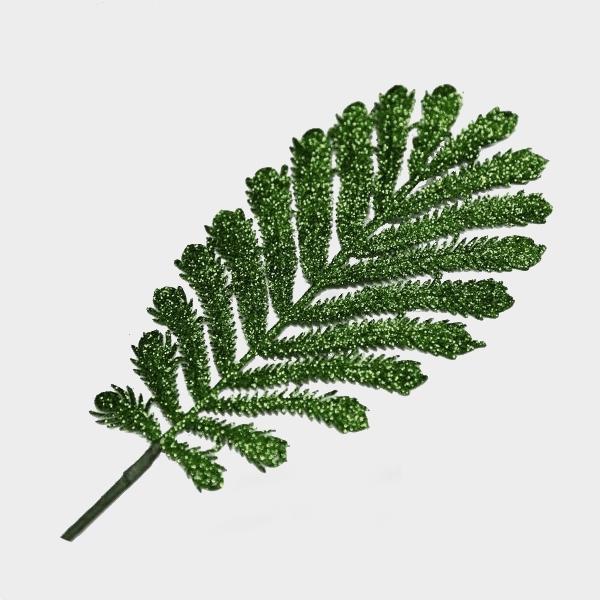 Green Feather Leaf - Pack of 10