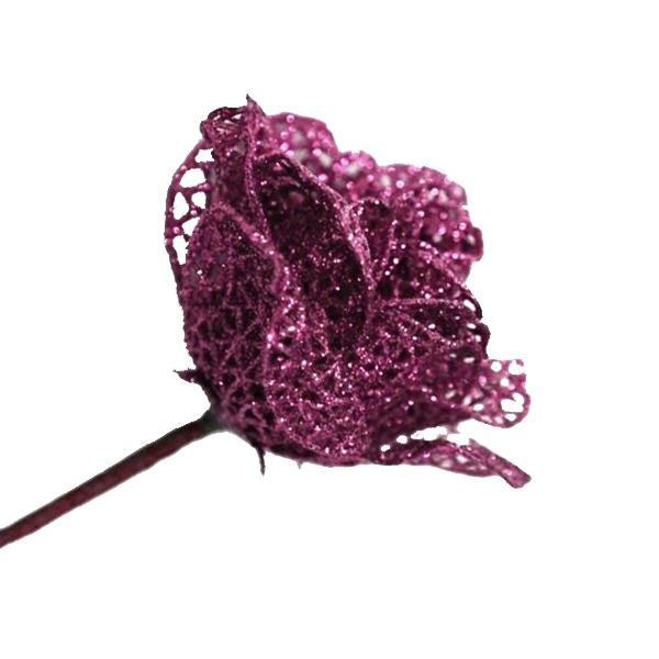 5Inch Pink Skeleton Rose - Pack of 10