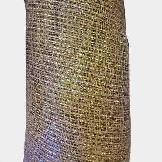 Decomesh Gold with Gold stripe - 1 Roll