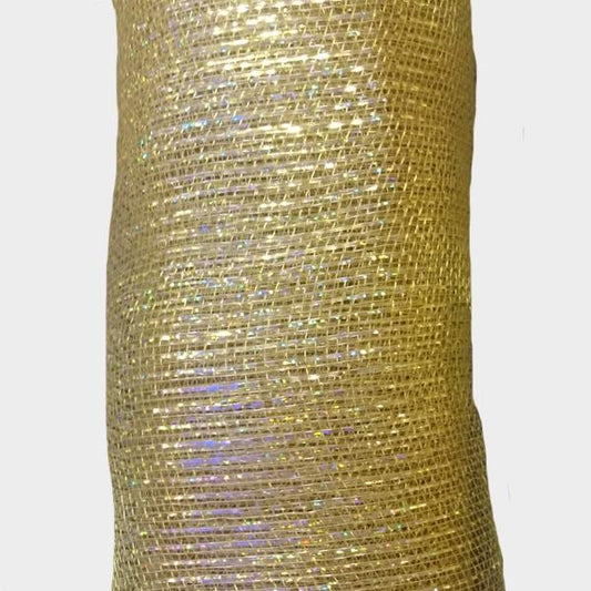 Decomesh Brown with Gold lines - 1 Roll