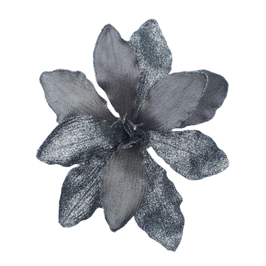 10Inch Pewter Metallic Amaryllis - Pack of 10