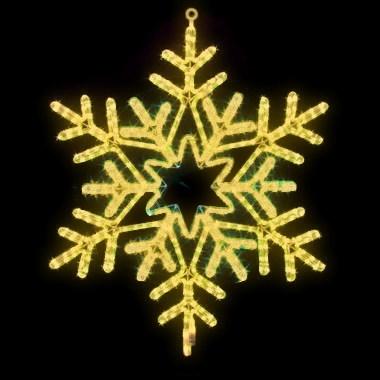 Rope Light Snowflake - 80x80cm 468 LEDs - 1pc