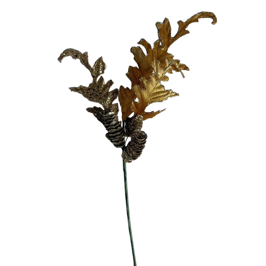 Gold Acanthus Leaf - Pack of 10