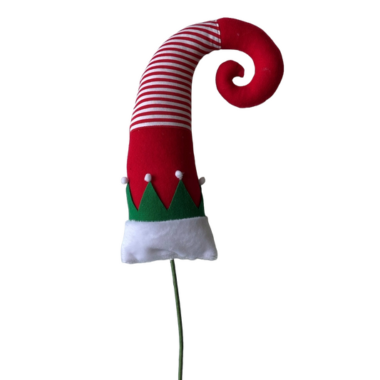 Elf Hat - Red/Green - 1pc