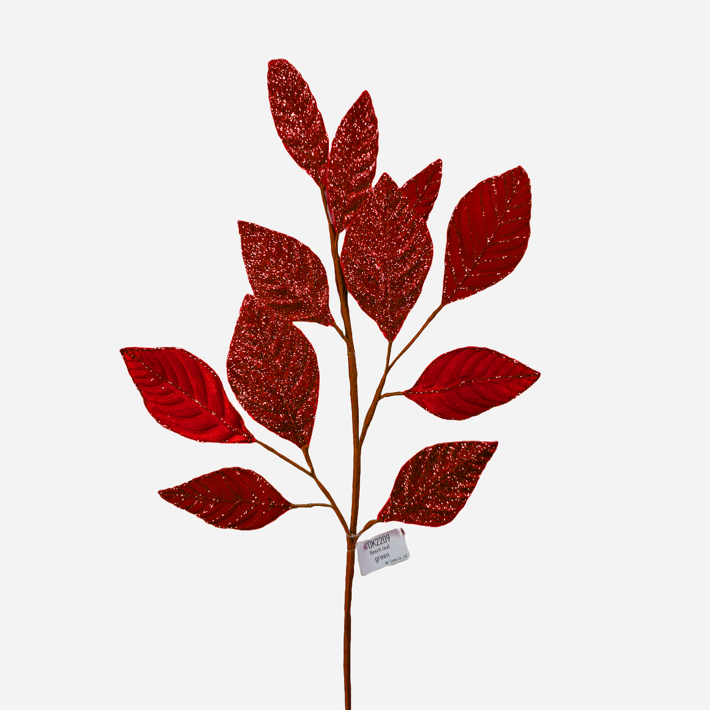 28Inch Red Beech Leaf Spray - Pack of 10