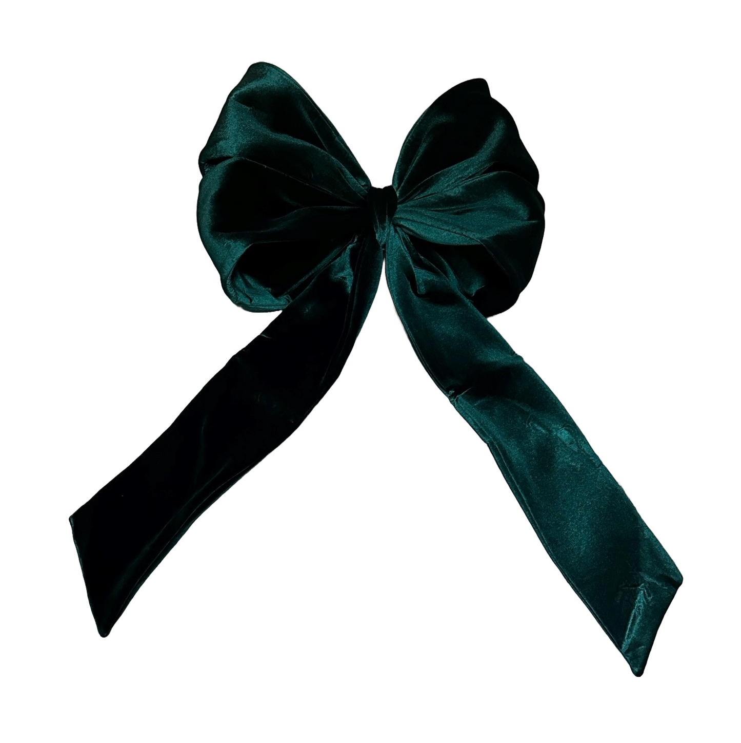 Large Size Velvet Bow - 75cm x 120cm - Green