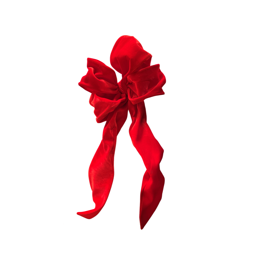 Large 2Top Velvet Bow - 75cm x 120cm - Red