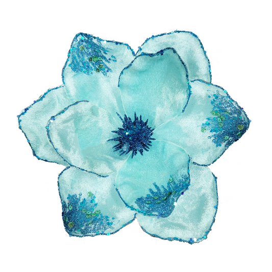 10Inch Turquoise Magnolia - Pack of 10